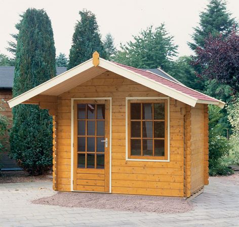 Amsterdam pine log cabins from Lugarde