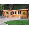 Lugarde Bordeaux flat roof log cabins