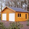 Kent wooden double garages