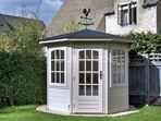 250cm octagonal summerhouse with shallow roof 2.5m