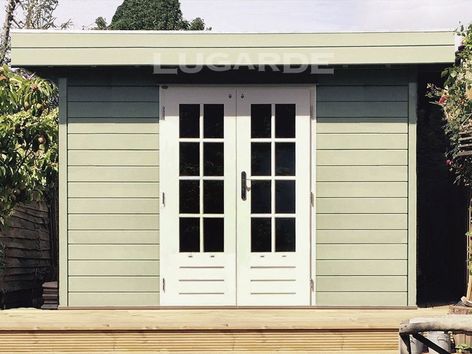 Lugarde Prima Theo flat roof summerhouse with canopy