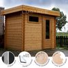 Lugarde Yorkshire flat roof log cabins